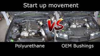 Race Polyurethane Engine Bushings VS Rubber Engine Bushings
