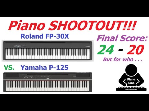 Roland FP-30X vs. Yamaha P-125