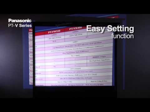 Projektorius Panasonic PT-VMZ51EJ video