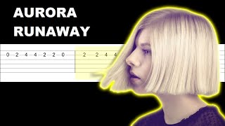 Download lagu AURORA - Runaway (Easy Guitar Tabs Tutorial) mp3