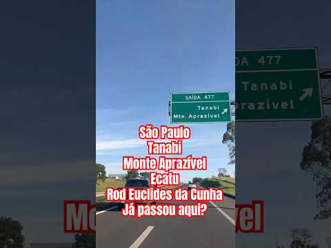 São Paulo, Tanabi, Monte Aprazível, Ecatu Rodovia Euclides da Cunha #shorts #saopaulo #tour #travel