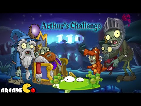 Plants Vs Zombies 2 Dark Ages: Wizard Zombies Killer IS HERE Arthur's Challenge Level 110