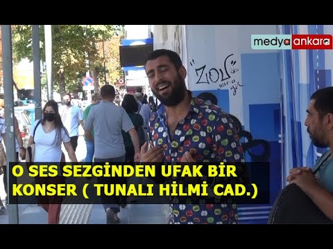 O SES SEZGİN'DEN TUNALI HİLMİ CADDESİNDE ANKARA'NIN BAĞLARI