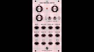 Video thumbnail for E102 Quad Temporal Shifter - ASR Quick Test #8 by John L Rice