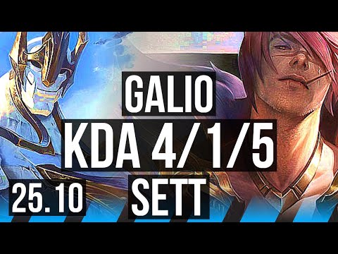GALIO vs SETT (MID) | 4/1/5 | KR Grandmaster | 25.10