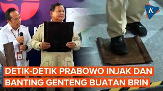 Download lagu Prabowo Throws and Steps on Roof Tiles Made by BRIN mp3 Download lagu Prabowo Throws and Steps on Roof Tiles Made by BRIN mp3