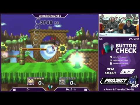 Dr. (Zelda) vs Dr. Grin (Ness) - Button Check 4 - Project M