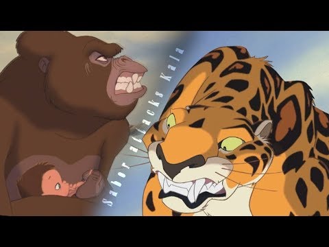 Tarzan - Sabor attacks Kala (HD)