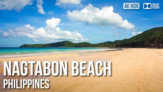 Nagtabon Beach, Palawan - 🇵🇭 Philippines [4K HDR] Walking Tour