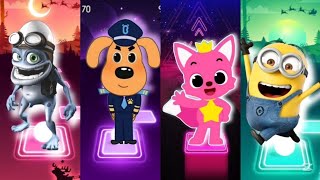 Crazy Frog - Sheriff Labrador - Ping Pong - Minions Tiles Hop Edm Rush