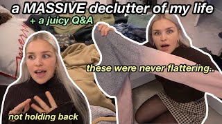 GETTING RID OF CLOTHES THAT NO LONGER SERVE ME *the remix* + ANSWERING PERSONAL QUESTIONS