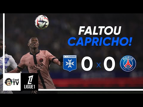 Gols e lances de Auxerre x PSG