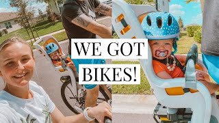 WE GOT BIKES! | 1st family bike ride