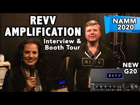 REVV Amplification NAMM booth tour Guitar Tube Amps new G20 demo