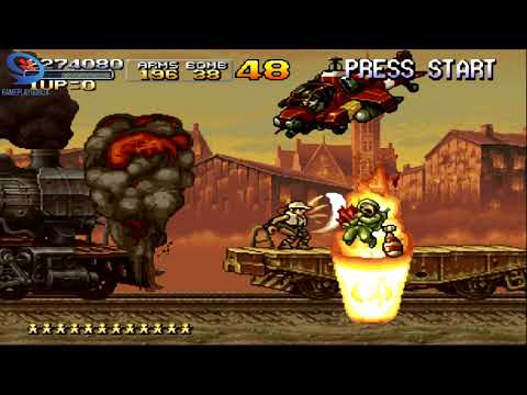 Metal Slug X Super Vehicle 001 (Arcade) Longplay