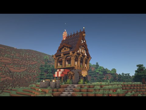 Fantasy Shop - Minecraft Build Process