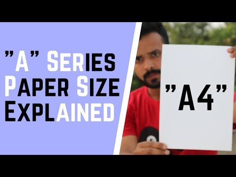 A series paper size explained/ a0, a1, a2, a3, a4, a5, a6, a...