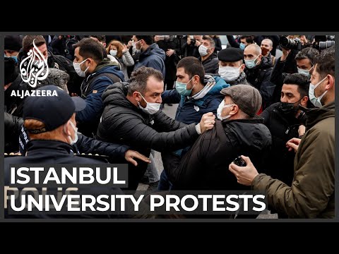 Turkey university protests: Istanbul university faces police crackdown