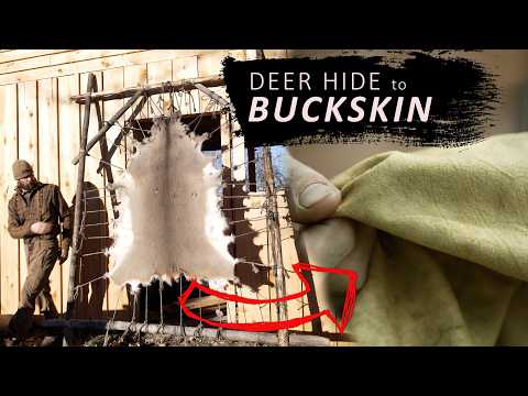 From Deer Hide to BUCKSKIN! Start to Finish