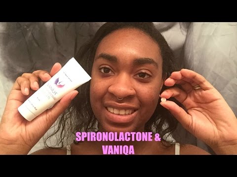 facial hair/ hirsutism /PCOS: Spironolactone and Vaniqa