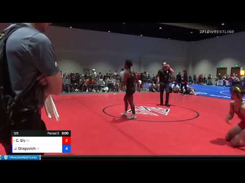 126 Lbs Semifinal - Charlie Sly, NC Vs Joshua Dragovich, VA Dd7a