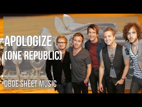 Oboe Sheet Music: How to play Apologize by One Republic