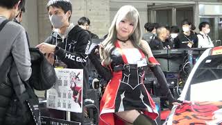 東京オートサロン2025 HC GALLERYブース ゆりちゃんモータース コンパニオン 4K