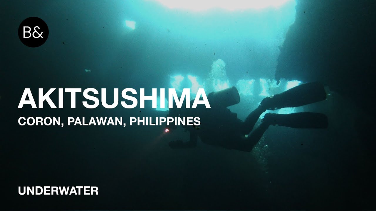Discover a captivating glimpse of Akitsushima Wreck diving.