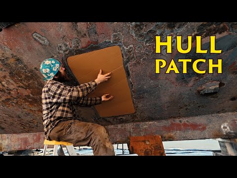 Fabricating a hull plating patch | Steel Sailboat Refit