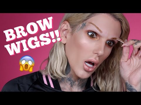TRYING OUT BROW WIGS!!!! Are They Jeffree Star Approved?!