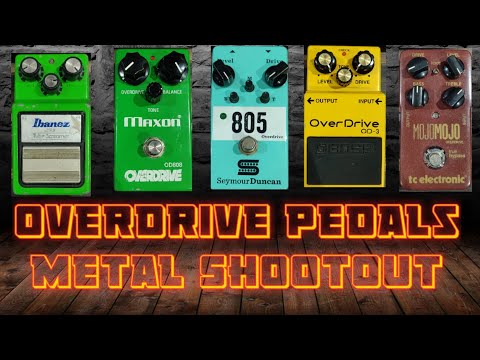 Overdrive Pedal Shootout | Metal | Ibanez | Maxon | Boss | Seymour Duncan | TC | Gear Vlogs # 29