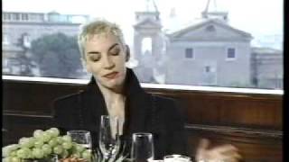 Eurythmics WE TOO ARE ONE &#39;89 Interview (3/3)