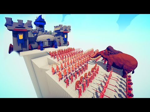 MEDIEVAL CASTLE vs UNIT ARMY 1 | TABS - Totally Accurate Battle Simulator