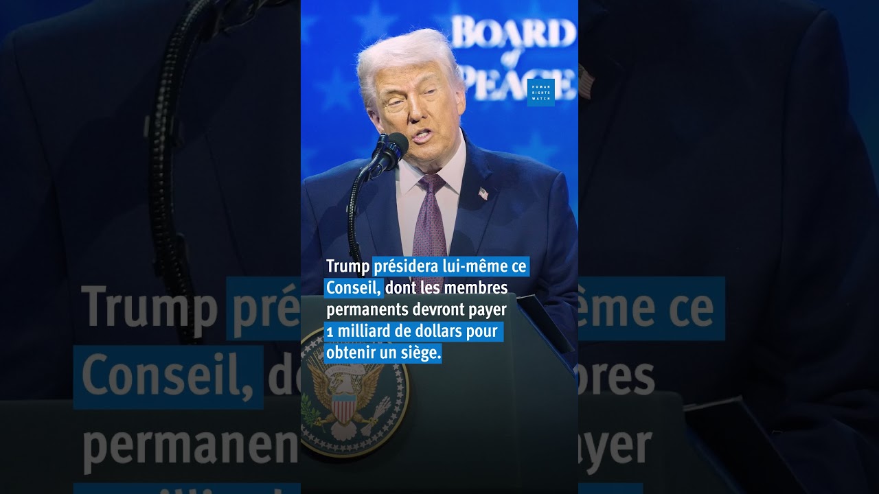 États-Unis : Trump lance un « Conseil de la paix »