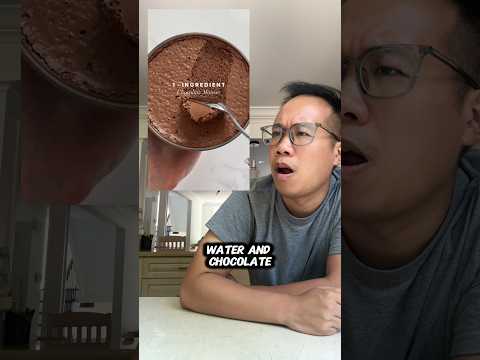 One Ingredient Chocolate Mousse? @lilsipper_official