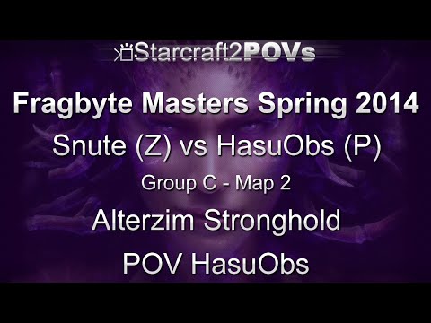 SC2 HotS - Fragbyte Masters 2014 - Snute vs HasuObs - Group C - Map 2 - Alterzim - HasuObs