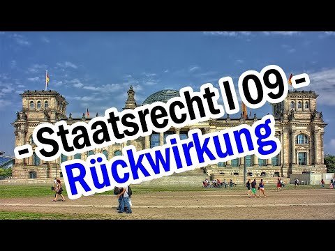 Constitutional Law I 09 - Genuine and False Retroactivity