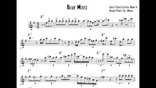 Eric Marienthal Alto Saxophone Solo Transcription on Blue Miles