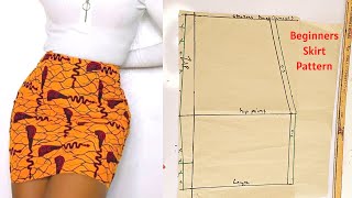Diy Pencil Skirt With Dart  /cutting and stitching / Sewing for Beginners