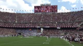 Texas A&amp;M Football Entrance vs UCLA with Aggie War Hymn