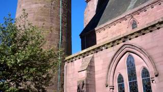 preview picture of video 'Clock Chiming Cathedral Brechin Angus Scotland'