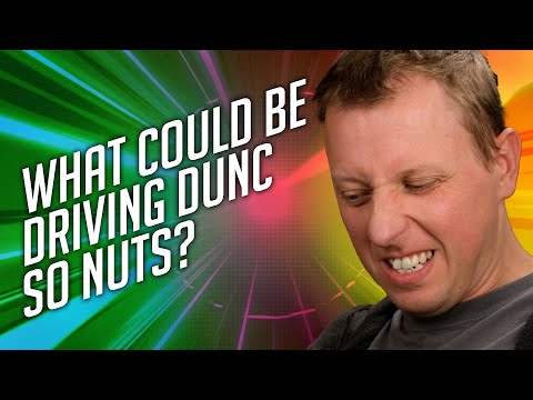 What could be driving Dunc so nuts? Or, how he  to learnt to love transferring paints into bottles!