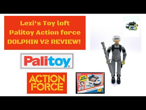 Palitoy Action Force Dolphin version 2 GI Joe Zap repaint. Vintage complete toy. Sealion driver