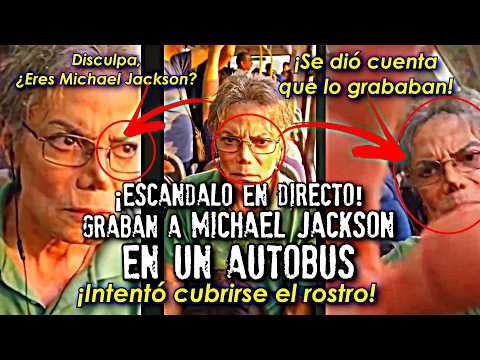 Miniatura de Graban a una persona muy parecida a Michael Jackson en un colectivo; Sus razgos de cara coinciden con la edad que hoy tendria, con una nariz, su pera y ojos iguales a los de Michael Jackson, fingio su muerte para librarse de deudas millonarias?