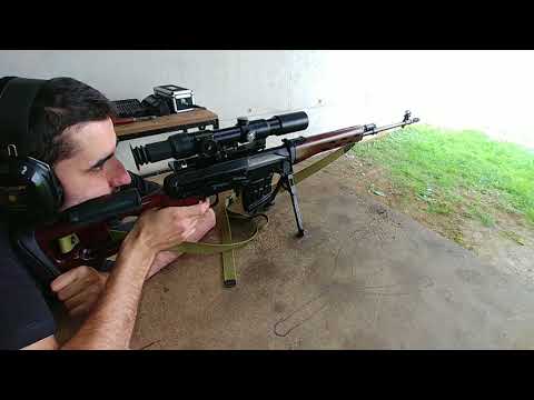 Russian SVD Dragunov with suppressor and all accessories