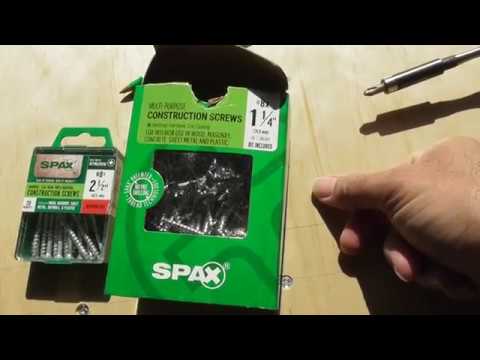 SPAX Construction Multi Purpose UniDrive WOOD SCREWS REVIEW WHAT WORKS