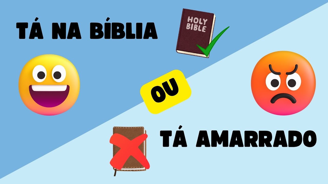 Tá na Bíblia ou Tá amarrado ?#1 #Jesus #Deus #EspiritoSanto #bibliasagrada #tanabíblia #proverbios