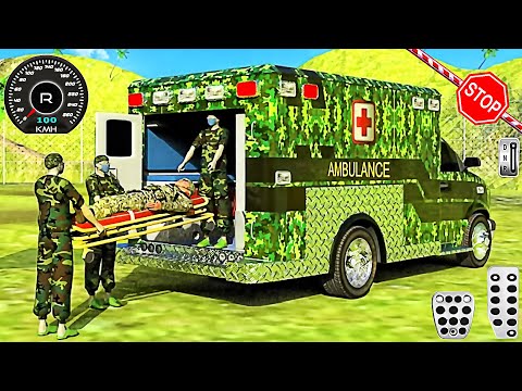 US Army Ambulance Rescue Driver - Emergency Offroad Simulator - Best Android GamePlay