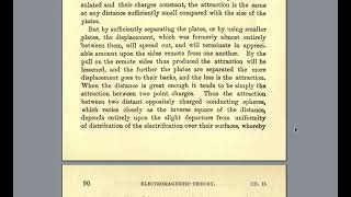 14 Oliver Heaviside Electromagentic theory volume one Chapter 2 paragraphs 72  to 78