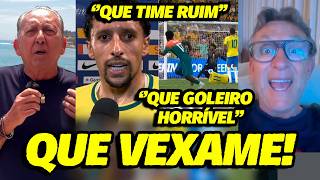 VEXAME VERGONHOSO DA SELEÇAO BRASILEIRA! NETO E GALVÃO BUENO DETONARAM ATUAÇÃO RIDÍCULA DO BRASIL!
